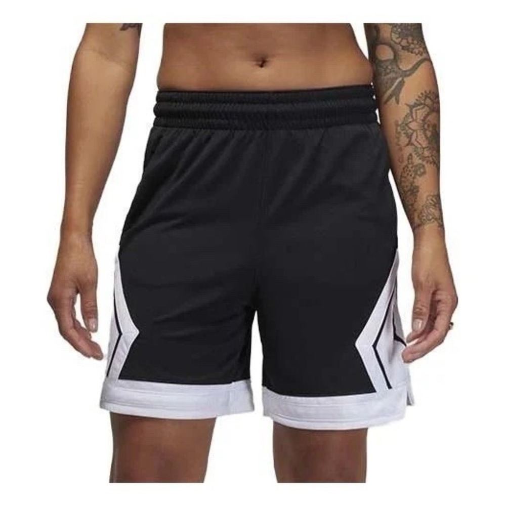 NIKE Air Jordan Dri-Fit Sport Diamond Shorts Black Womens Sz 2X *NEW* FB4590-010
